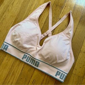 Puma Sports bra in Pale Pink size M